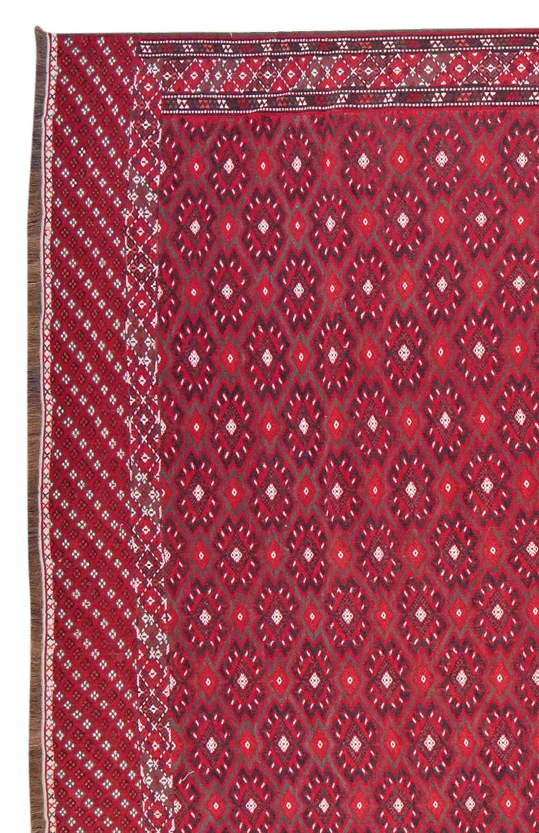 Kelim Turkman · Handgewebt – Bunt, 406x210 cm