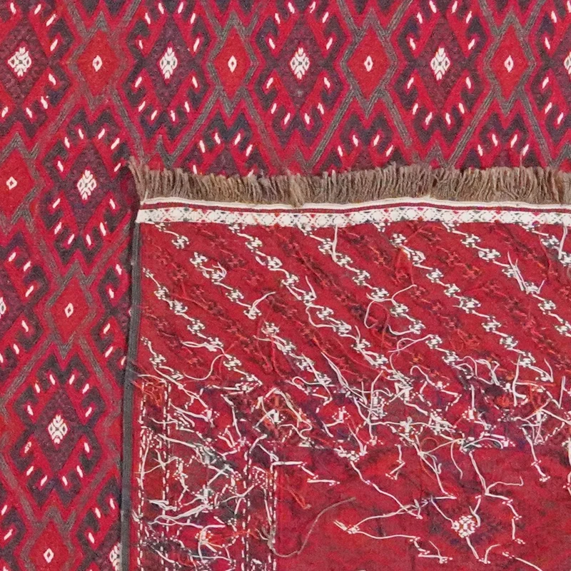 Kelim Turkman · Handgewebt – Bunt, 406x210 cm