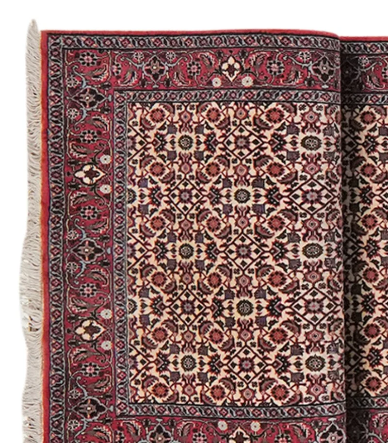 Bidjar · Handgeknüpft – Beige, 484x82 cm