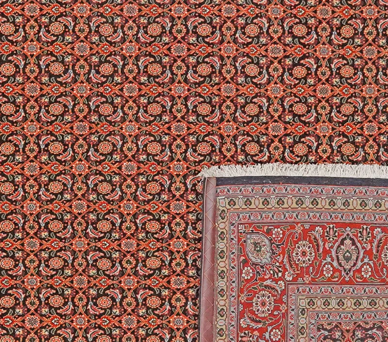Tabriz 50 Raj · Handgeknüpft – Blau, 295x201 cm