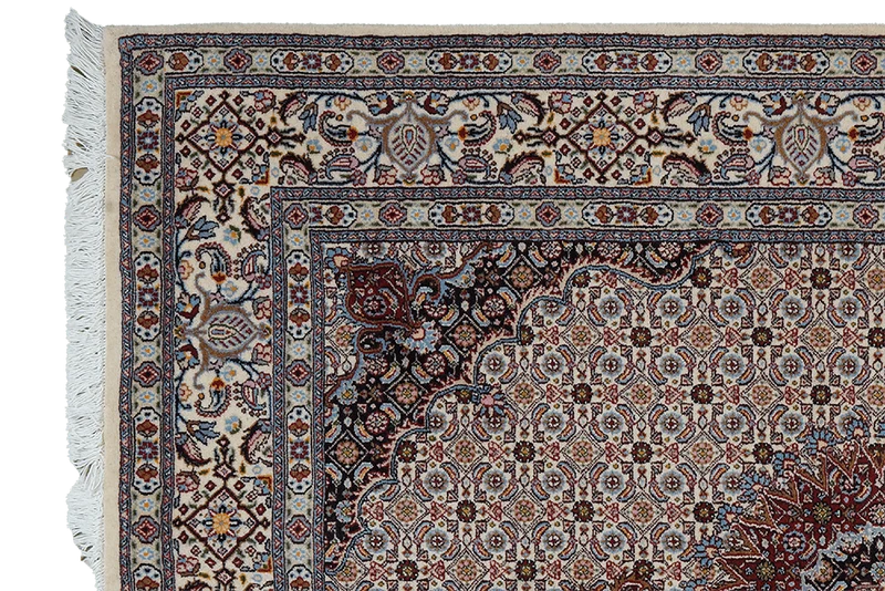 Moud Mahi · Handgeknüpft – Braun, 198x151 cm