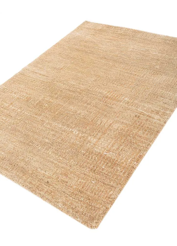 Wollteppich - 60 x 90 cm - gold