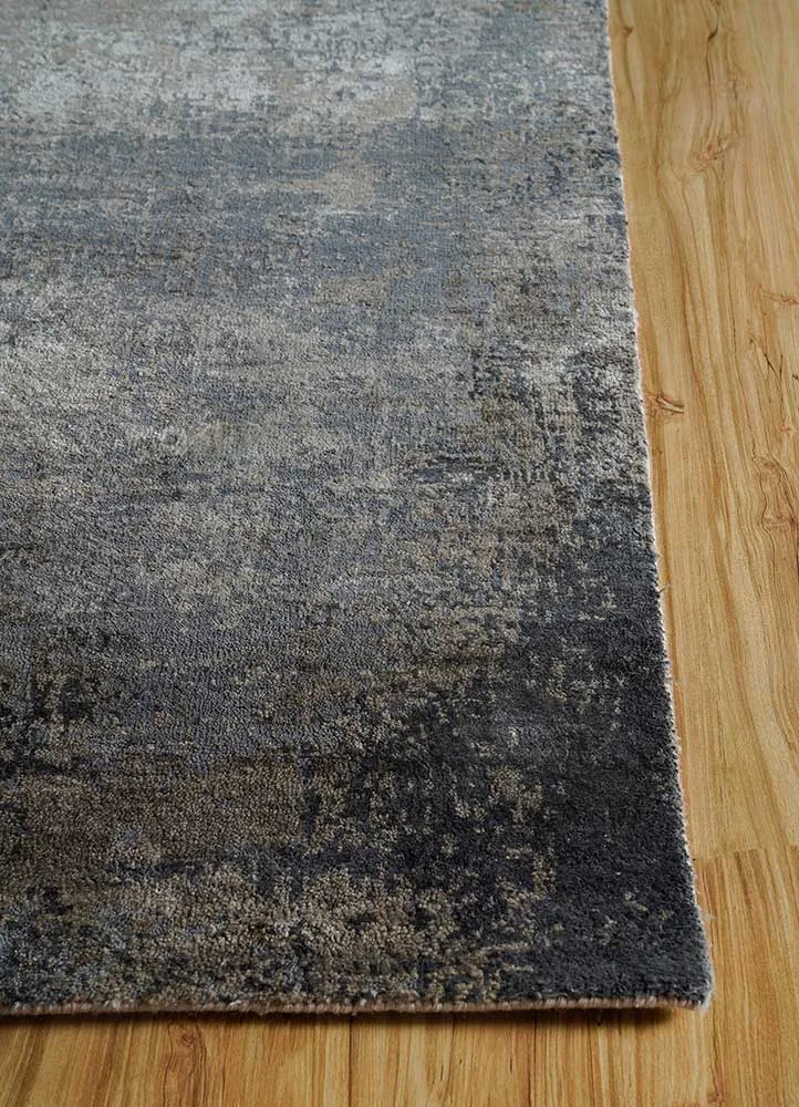 Designer Teppich - 90 x 180 cm - grau