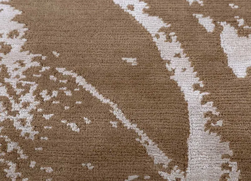 Wollteppich - 180 x 270 cm - beige