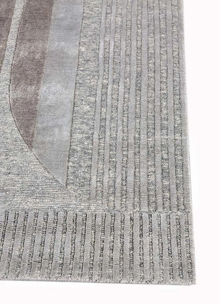 Designer Teppich - 180 x 270 cm - silber