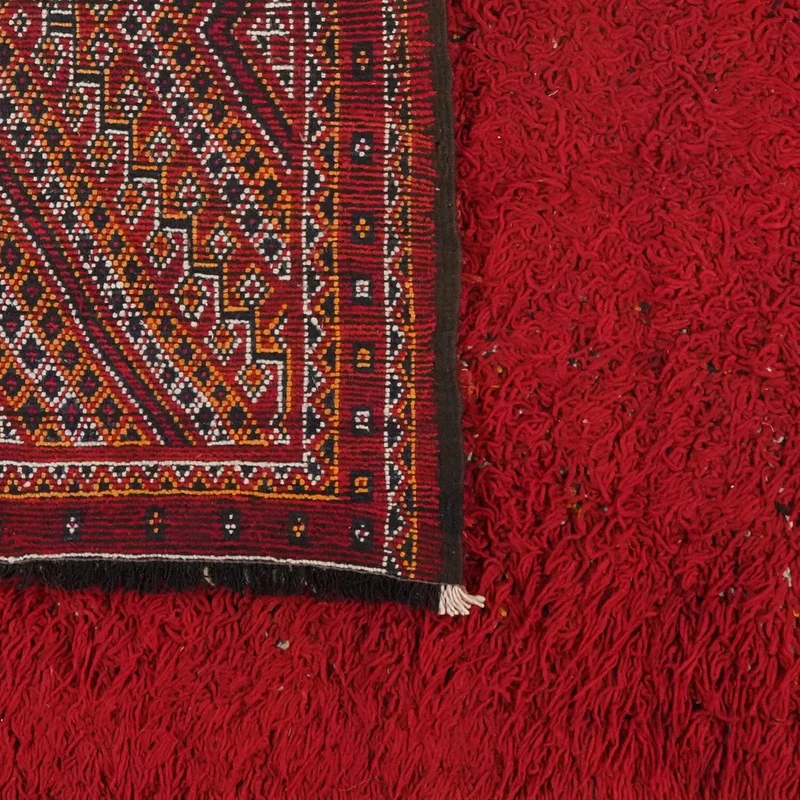 Zaiane · Handgeknüpft – Rot, 258x168 cm