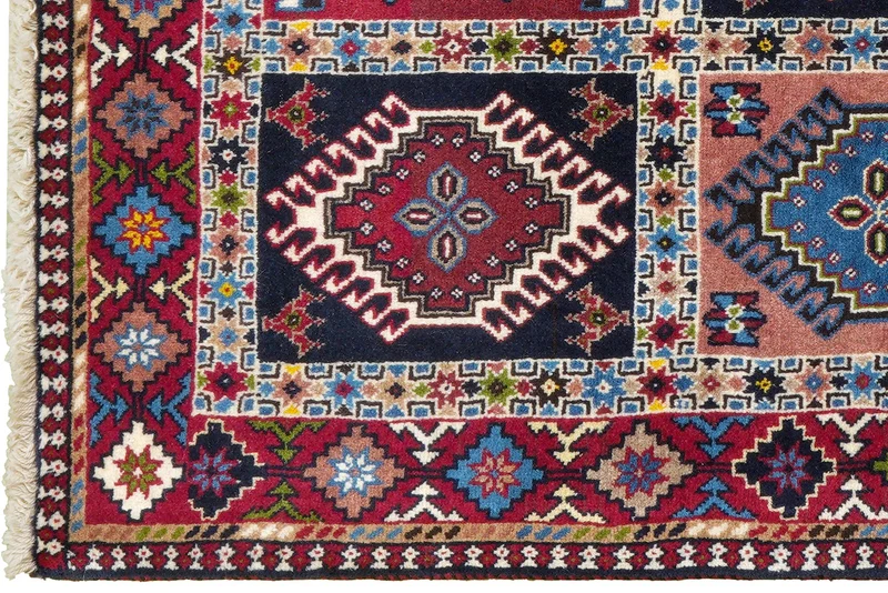 Yalameh · Handgeknüpft – Bunt, 139x85 cm