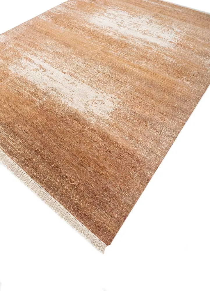 Wollteppich - 240 x 300 cm - braun