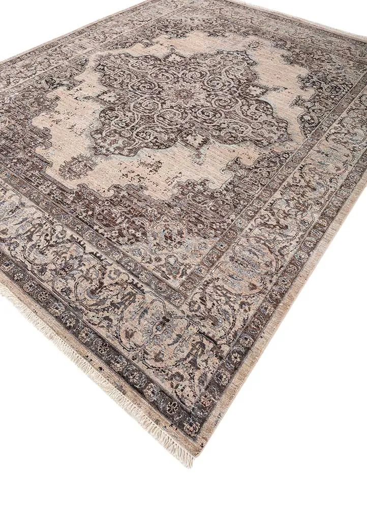 Wollteppich - 240 x 300 cm - beige