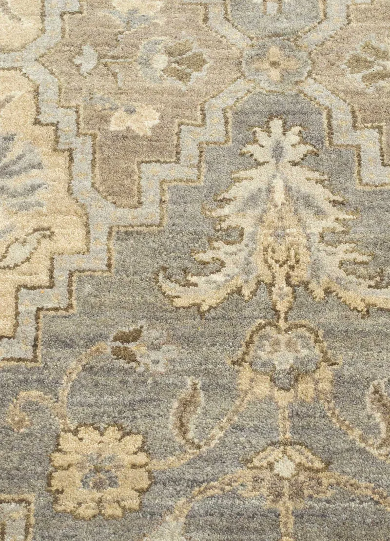 Wollteppich - 60 x 90 cm - beige