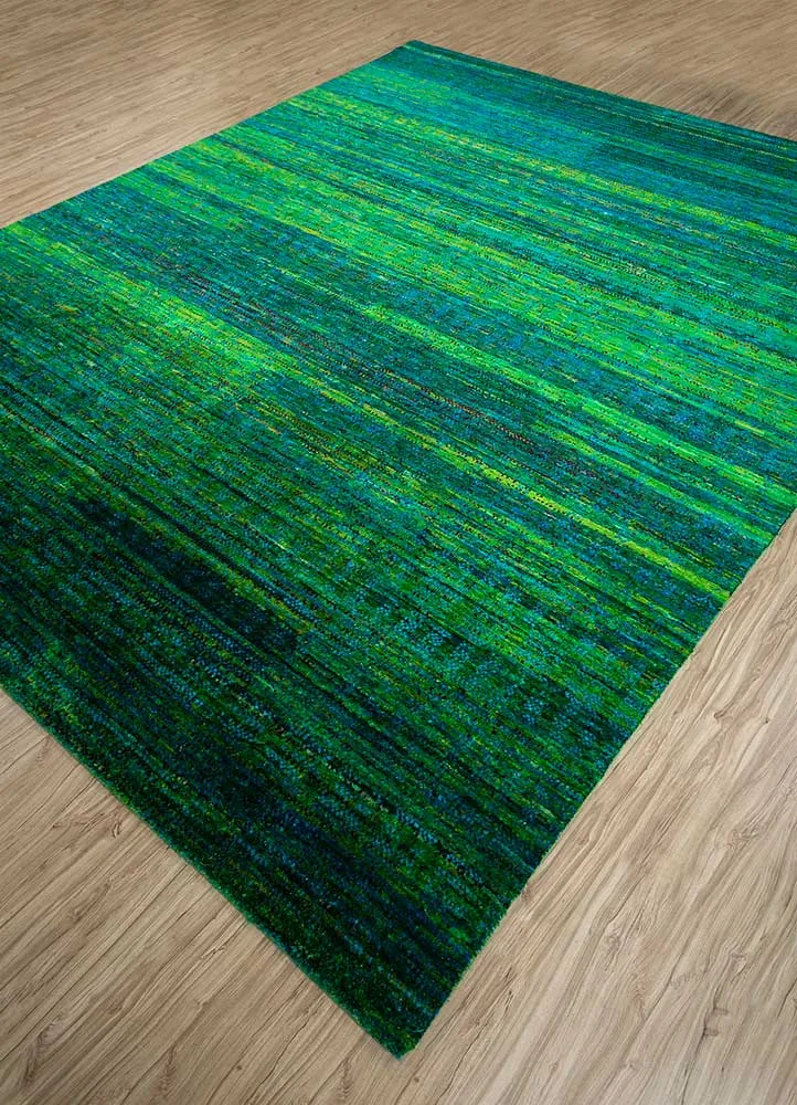 Designer Teppich - 240 x 300 cm - grün