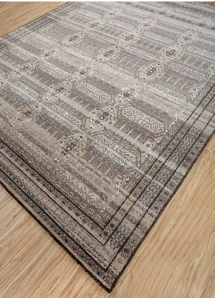 Wollteppich - 240 x 300 cm - beige