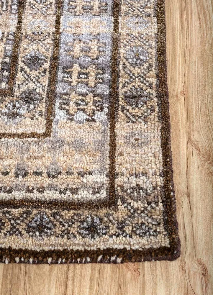 Wollteppich - 240 x 300 cm - beige