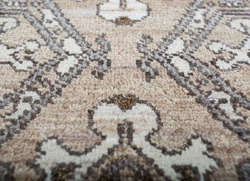 Wollteppich - 240 x 300 cm - beige