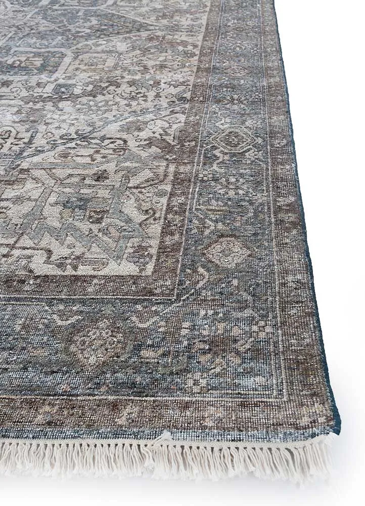 Wollteppich - 270 x 360 cm - gold