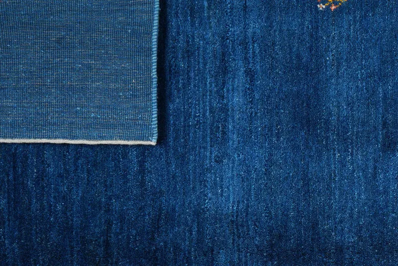 Gabbeh · Handgeknüpft – Blau, 295x205 cm