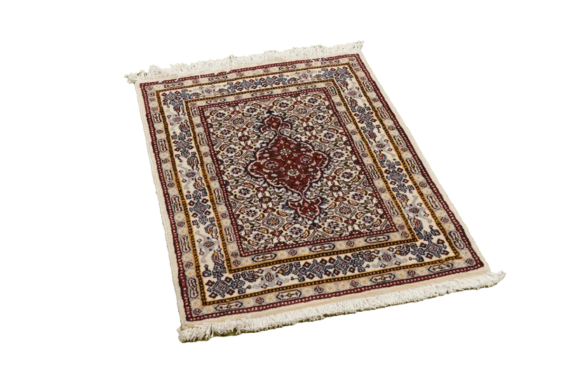 Moud Mahi · Handgeknüpft – Beige, 86x56 cm