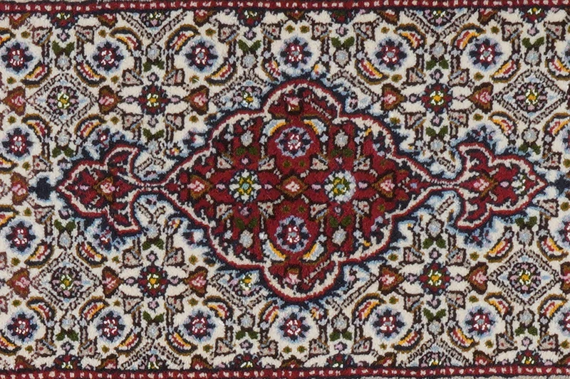 Moud Mahi · Handgeknüpft – Beige, 86x56 cm