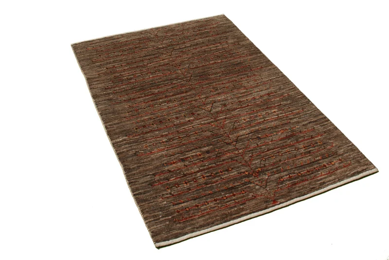 Rizbaf · Handgeknüpft – Braun, 135x87 cm