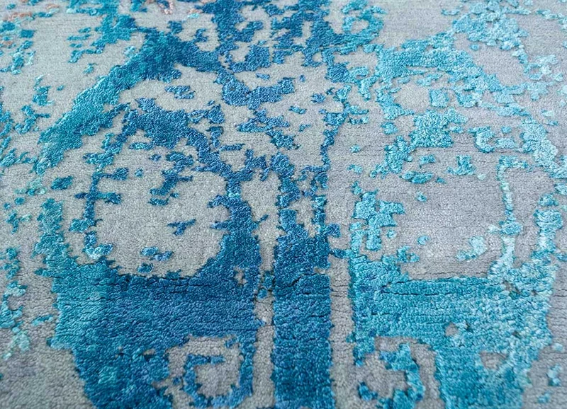 Designer Teppich - 360 x 450 cm - mehrfarbig