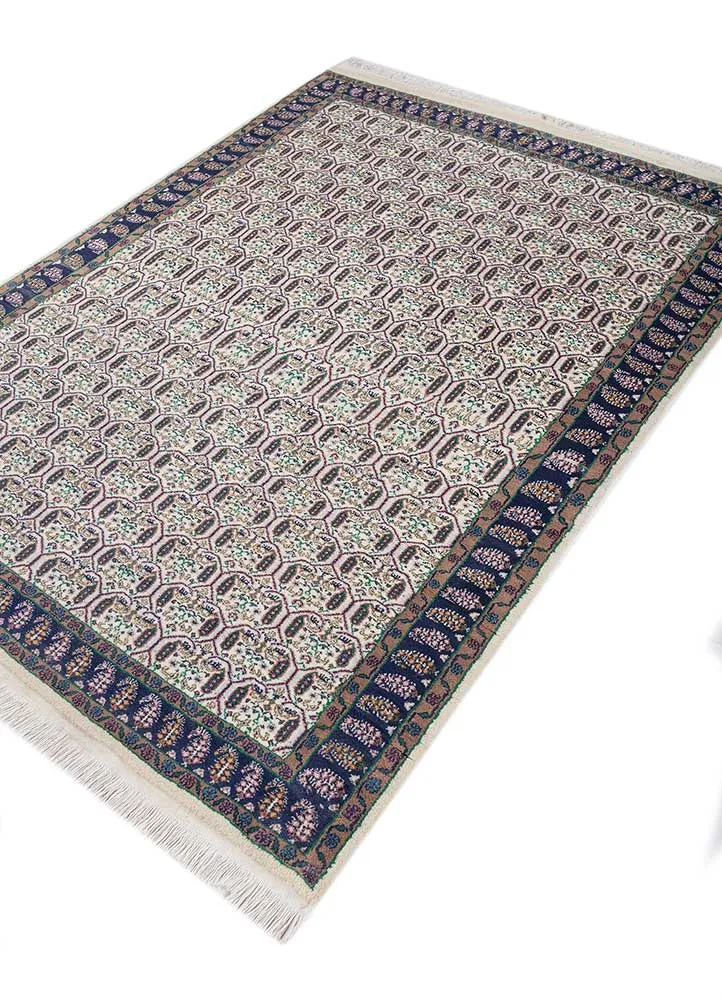 Wollteppich - 150 x 210 cm - creme