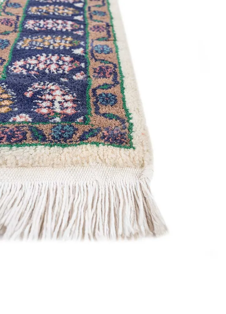 Wollteppich - 150 x 210 cm - creme