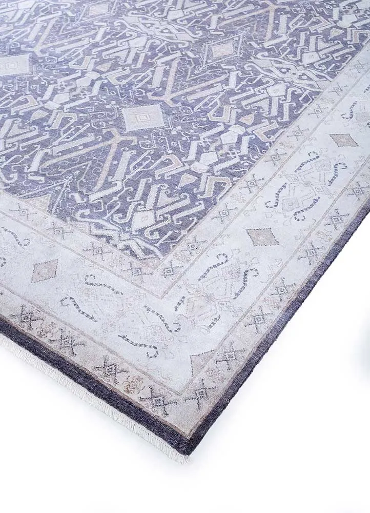 Vintage Teppich - 240 x 300 cm - lila