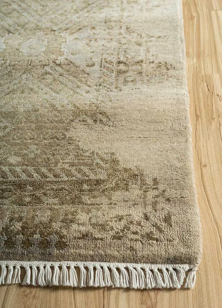 Wollteppich - 240 x 300 cm - sand