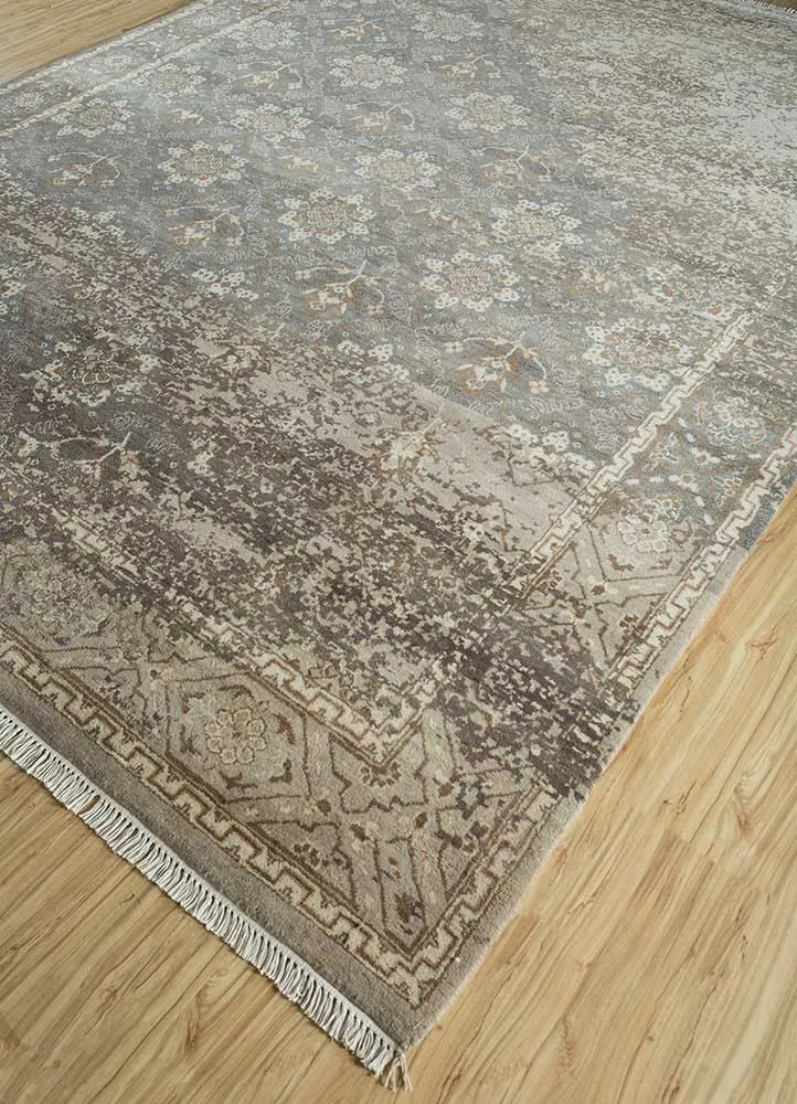 Wollteppich - 240 x 300 cm - sand