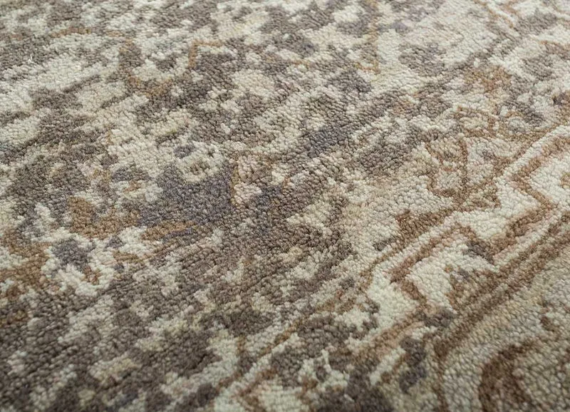 Wollteppich - 240 x 300 cm - sand