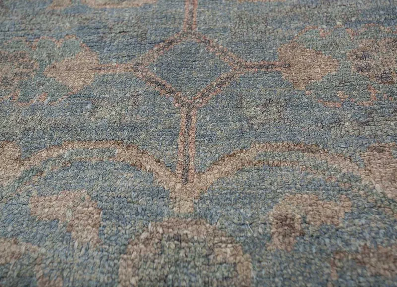 Designer Teppich - 240 x 300 cm - blau