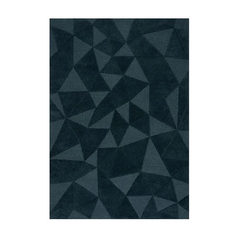 Moderner Teppich - Mozo Shard Petrol Blau