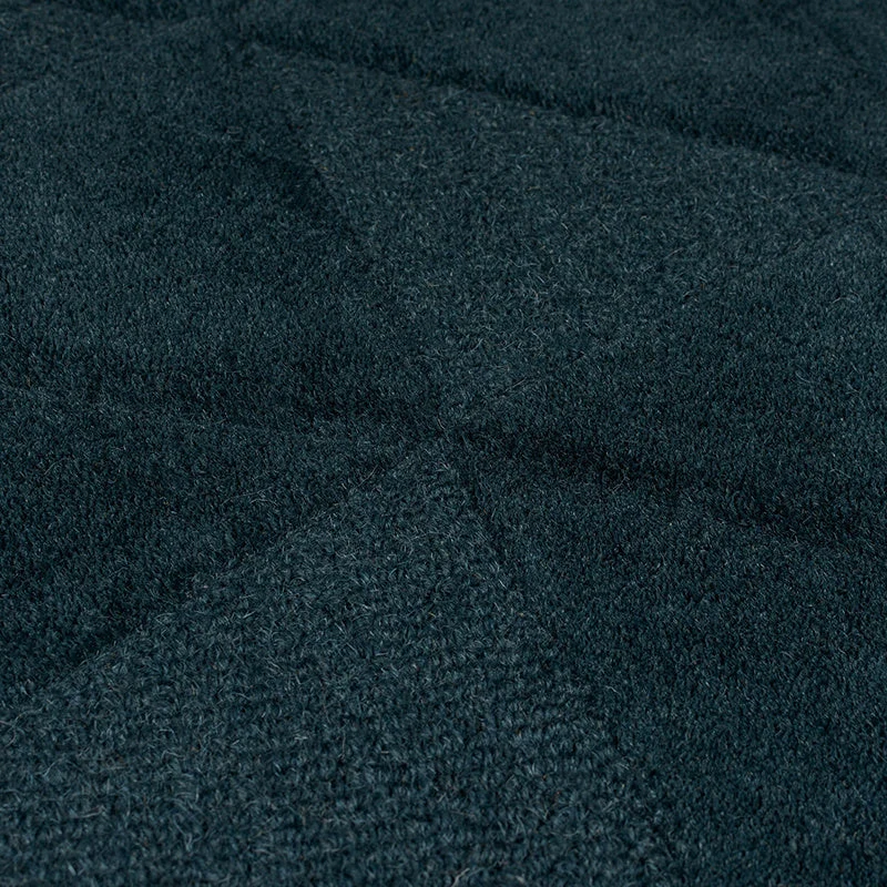 Moderner Teppich - Mozo Shard Petrol Blau