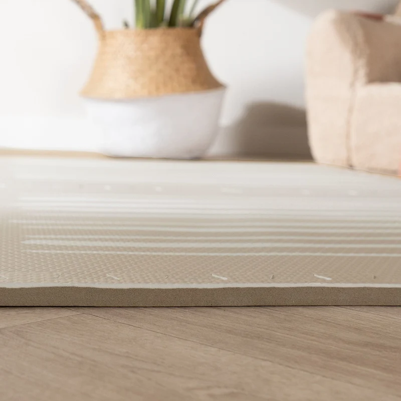 Puzzlematte - Alfie Stripes Grau/Beige