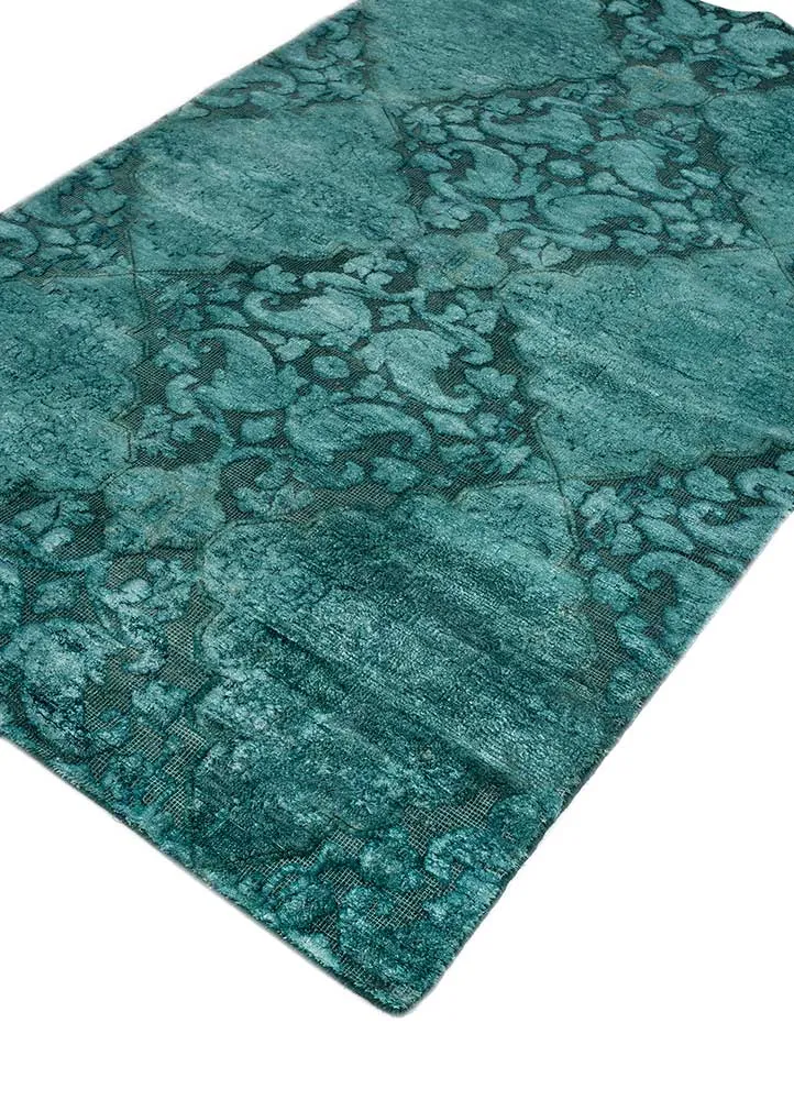 Designer Teppich - 150 x 240 cm - blau