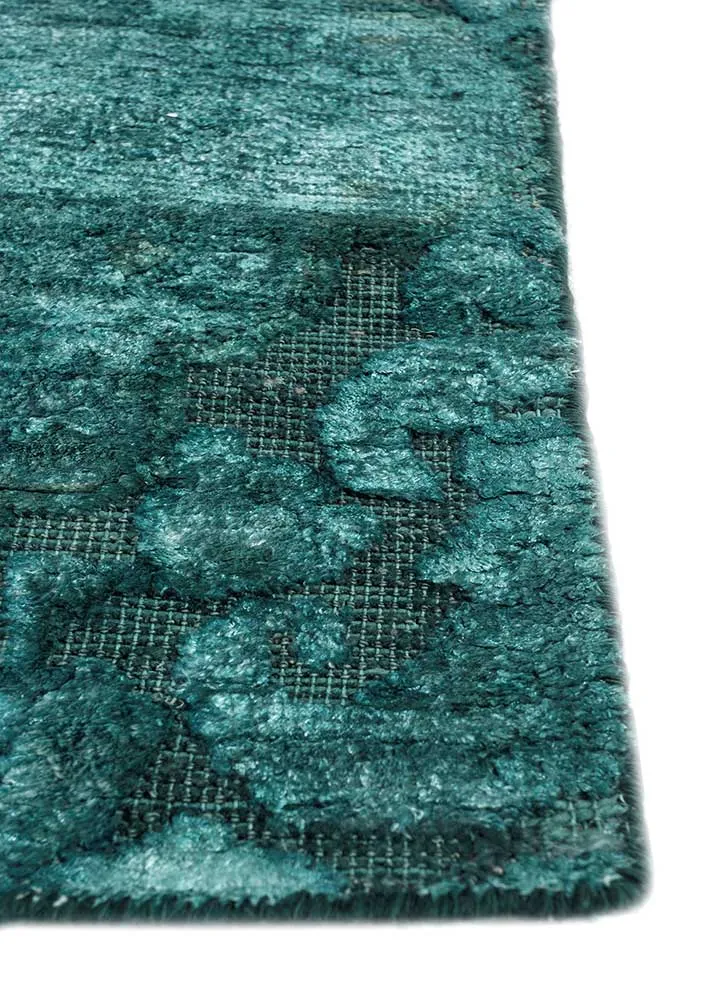 Designer Teppich - 150 x 240 cm - blau