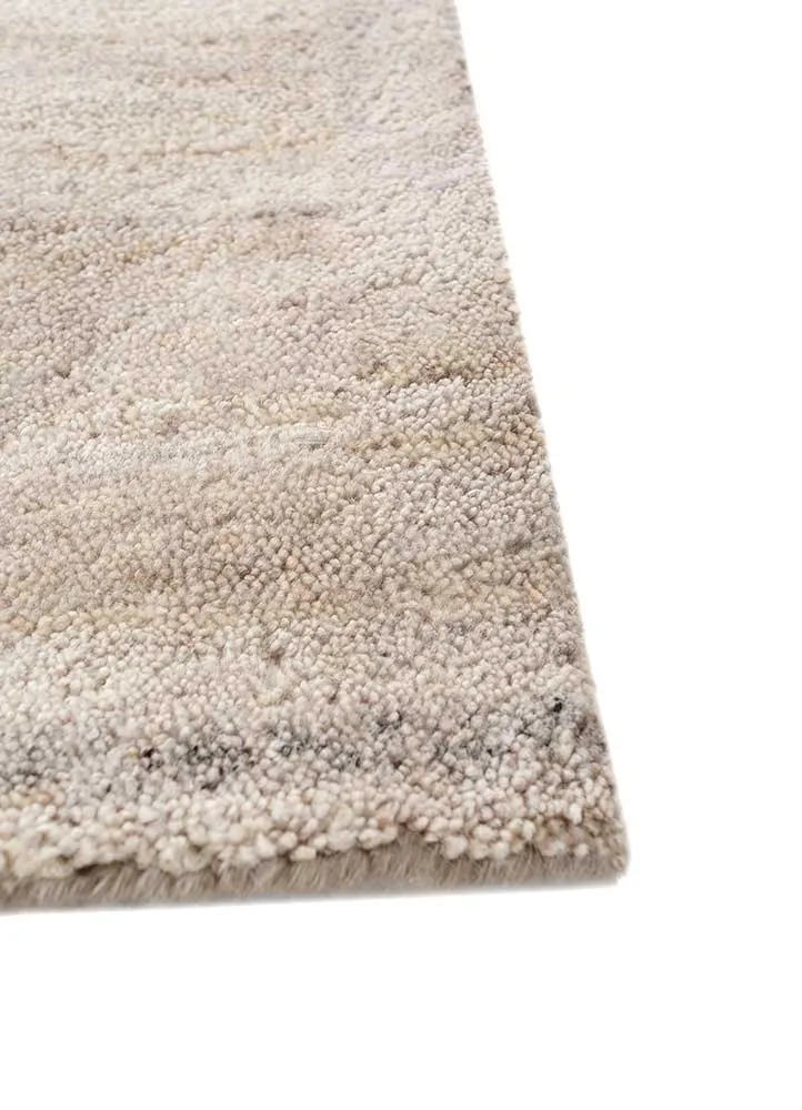 Wollteppich - 170 x 240 cm - creme