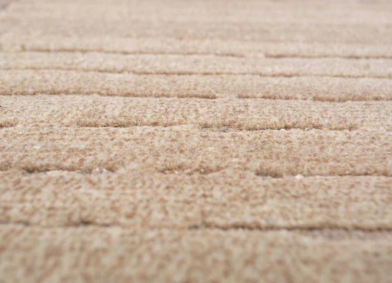 Wollteppich - 240 x 300 cm - beige