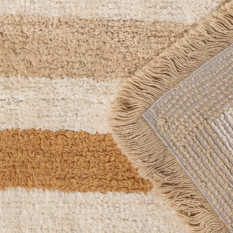 Waschbarer Kinderteppich - Milo Beige
