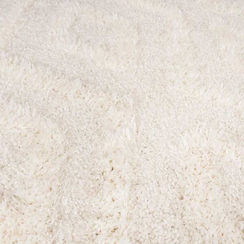 Teppich Skandinavisch Rund - Lova Diamond Creme