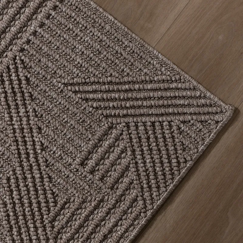 Teppich Läufer - Hidde 3D Maze Taupe