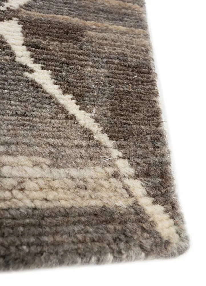 Wollteppich - 270 x 360 cm - beige