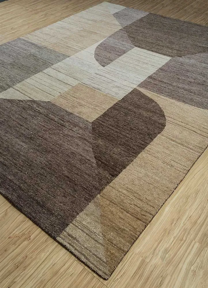 Wollteppich - 240 x 300 cm - beige