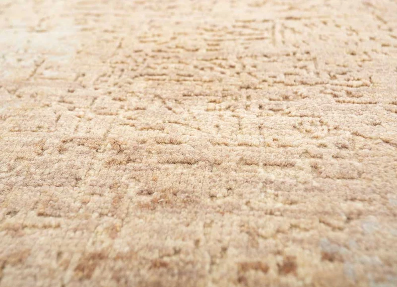 Wollteppich - 170 x 240 cm - beige