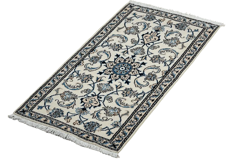 Nain 12La · Handgeknüpft – Beige, 133x68 cm