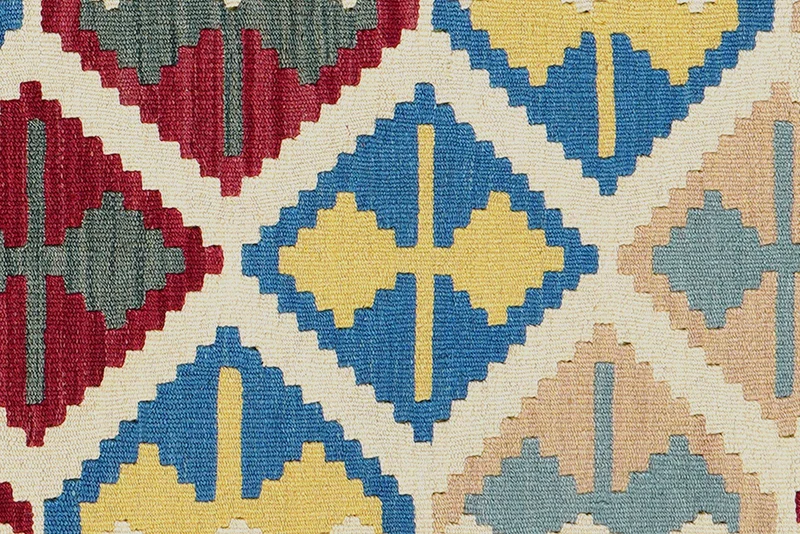 Kelim Gashgai · Handgewebt – Beige, 152x105 cm