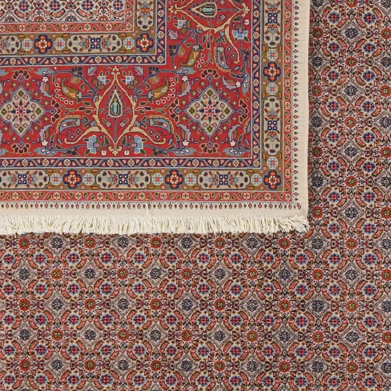 Moud Mahi · Handgeknüpft – Beige, 284x247 cm
