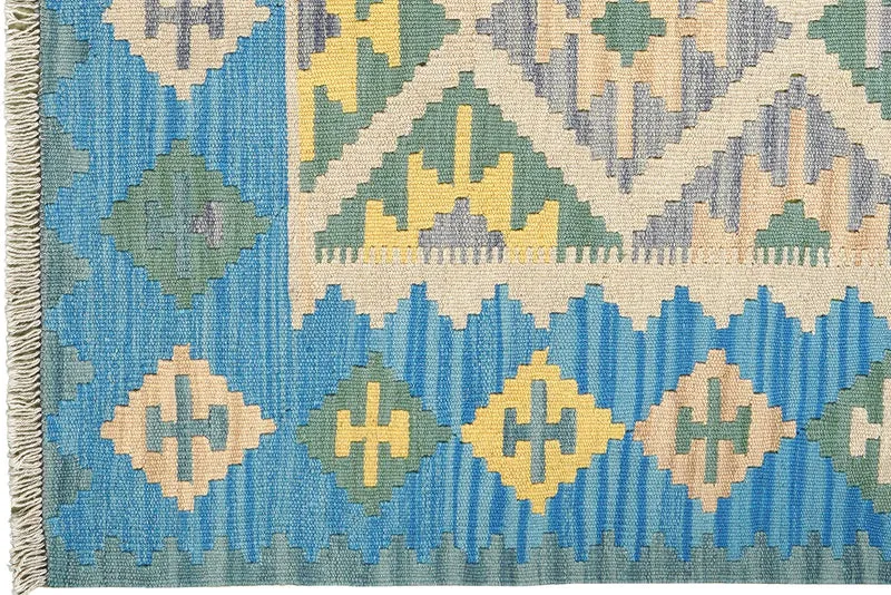 Kelim Gashgai · Handgewebt – Beige, 177x123 cm
