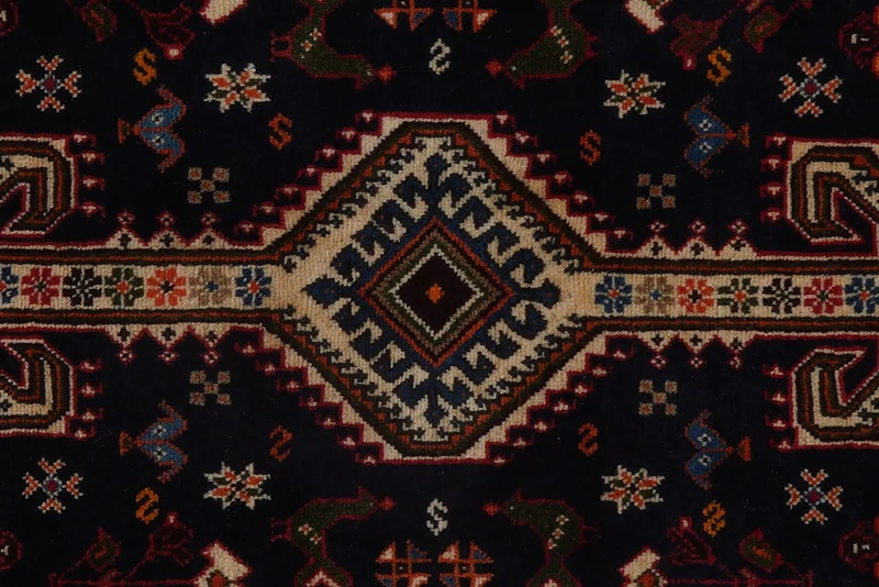 Nasrabad · Handgeknüpft – Blau, 208x141 cm
