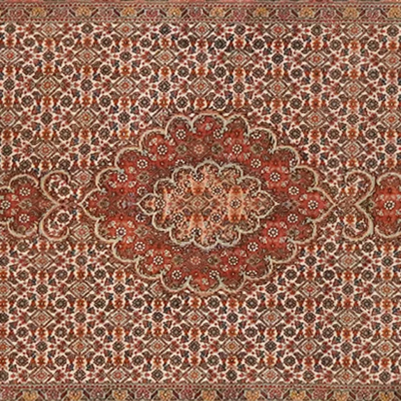 Tabriz 50 Raj · Handgeknüpft – Beige, 301x83 cm